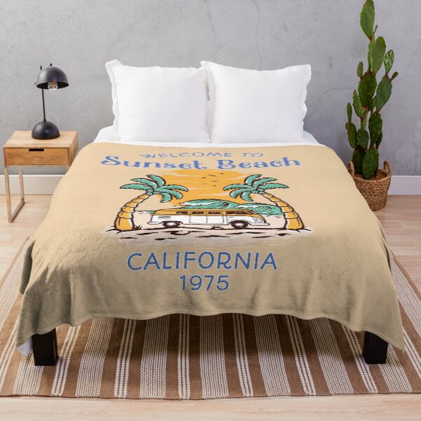 Item preview, Welcome to Sunset Beach - Vintage California Vibes designed and sold by FaeryNuff.