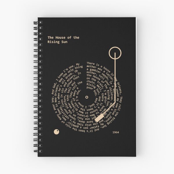 Item preview, House of The Rising Sun - Lyrics Poster - The Animals designed and sold by MancBusyBee.