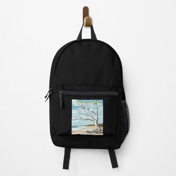 Item preview, Jekyll Island Driftwood Beach in Georgia USA Retro Travel Art Landscape designed and sold by MaateoDesign.