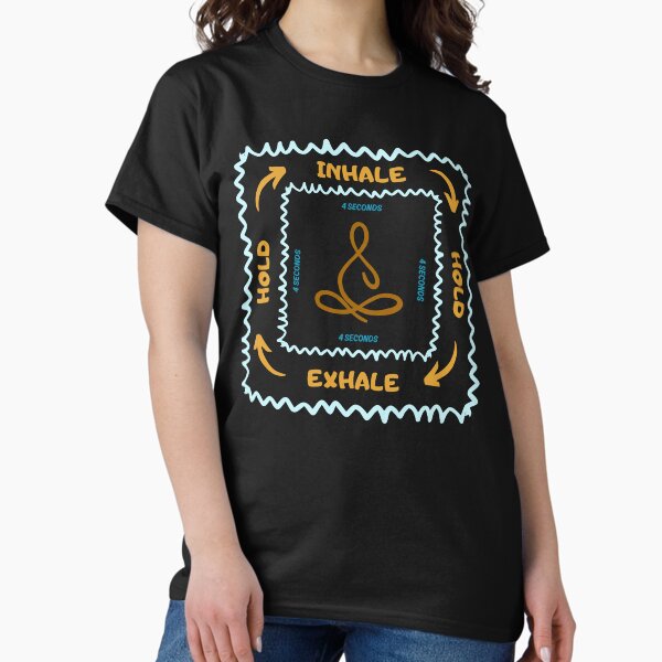 Item preview, Square Breathing Relaxing Technique Meditation designed and sold by Ela-graphicwiz.