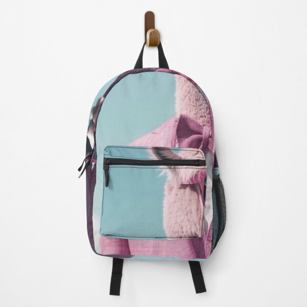 Item preview, A stylish llama dressed in a pink suit and sunglasses poses confidently against a clear blue sky in a whimsical outdoor setting designed and sold by anytka.