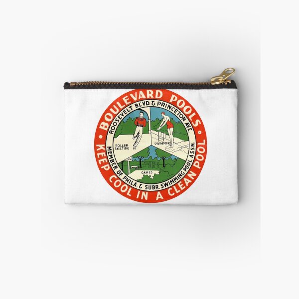 Item preview, Boulevard Pools Philadelphia Pennsylvania Roller Skating Rink Sticker Decal Label designed and sold by tislord.