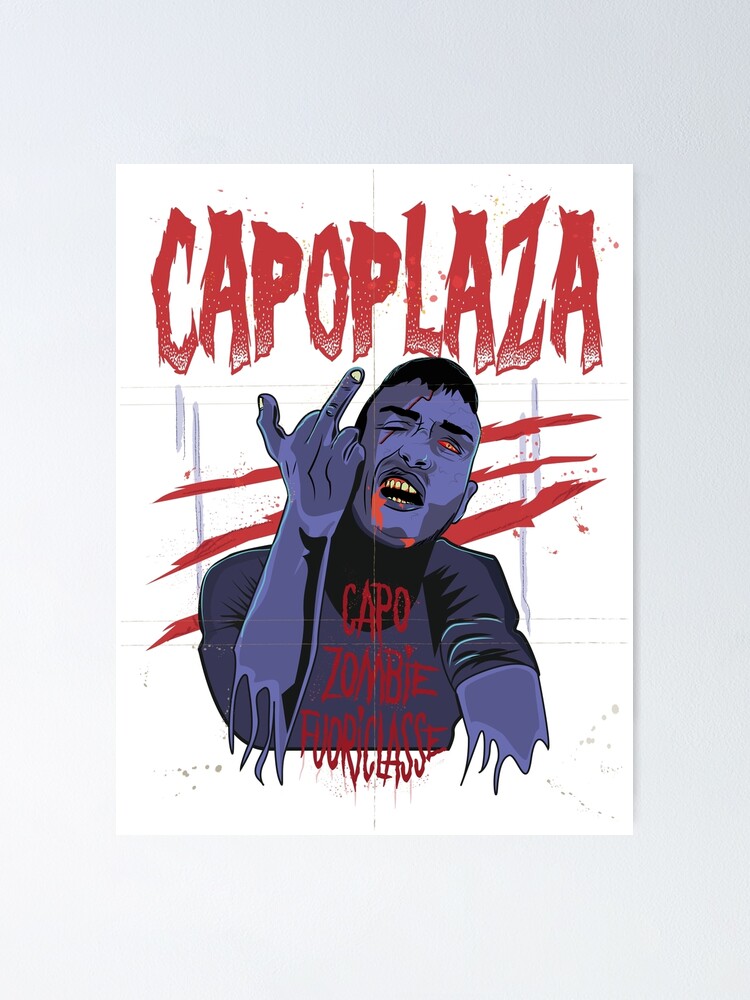 "Capo Plaza capoplaza rapper rap italy italia music salerno zombie art