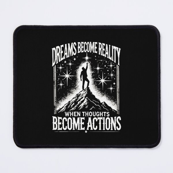 Item preview, Dreams Become Reality When Thoughts Become Actions, Motivational designed and sold by chantastical.