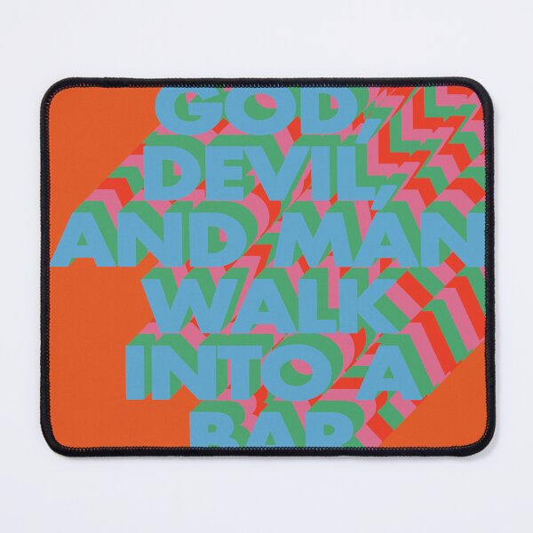 Item preview, GOD, DEVIL, AND MAN WALK INTO A BAR designed and sold by The Turbulent Architect.
