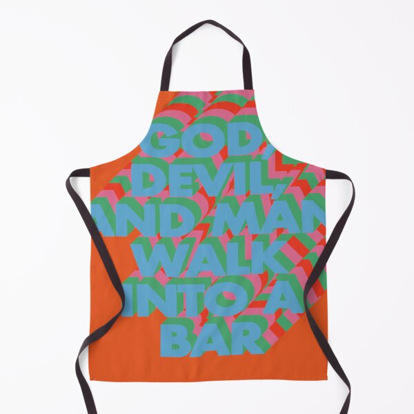 Item preview, GOD, DEVIL, AND MAN WALK INTO A BAR designed and sold by The Turbulent Architect.