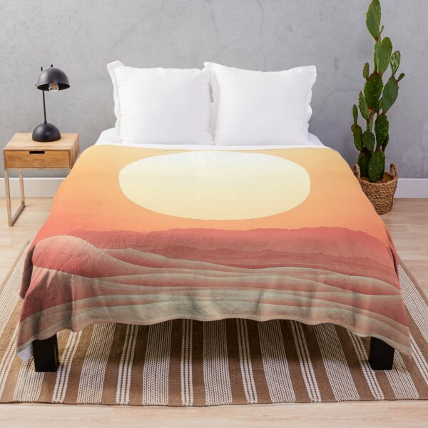 Item preview, Sunset over the calm desert dunes designed and sold by anytka.