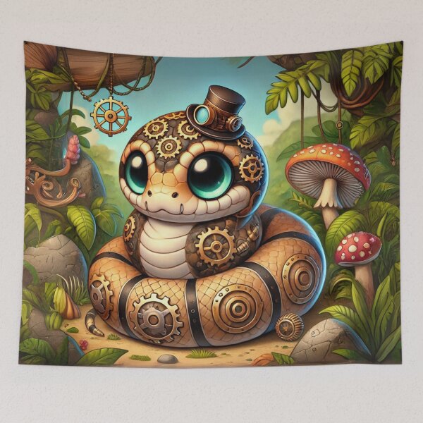 Item preview, Steampunk Spider Ball Python designed and sold by Sillytoe.
