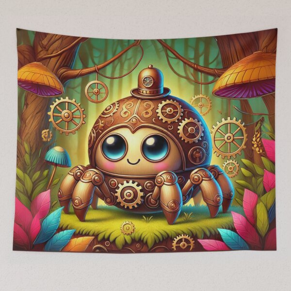 Item preview, Steampunk Spider Beetle designed and sold by Sillytoe.
