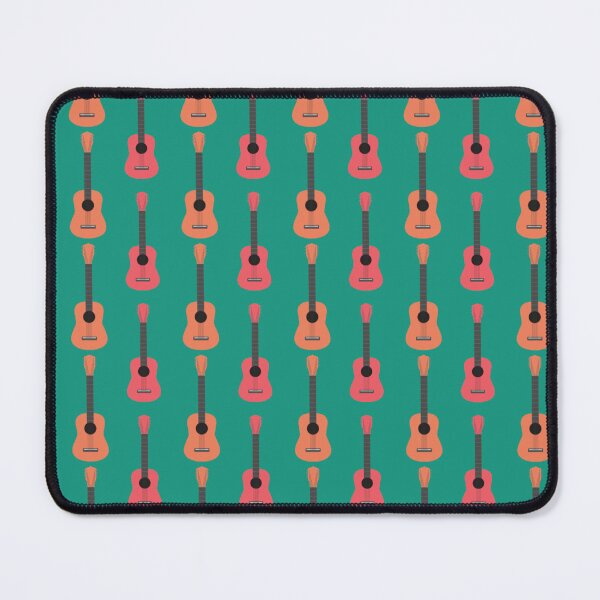 Item preview, Peach and pink guitar pattern designed and sold by Topmel.