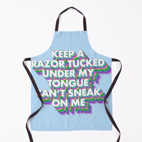 Item preview, KEEP A RAZOR TUCKED UNDER MY TONGUE designed and sold by The Turbulent Architect.