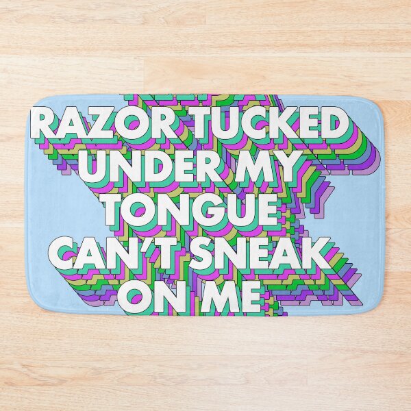 Item preview, KEEP A RAZOR TUCKED UNDER MY TONGUE designed and sold by The Turbulent Architect.