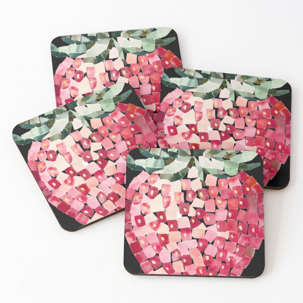 Item preview, Mosaic strawberry creatively designed for art lovers designed and sold by DZ-Merch.
