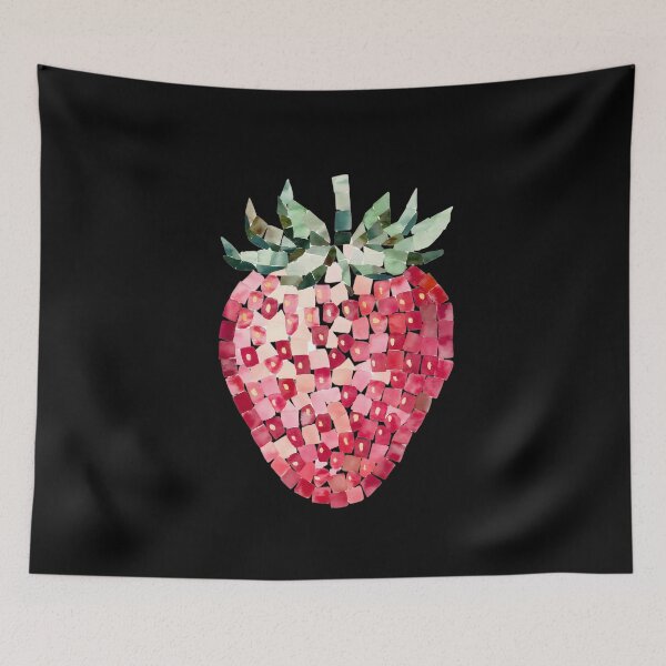 Item preview, Mosaic strawberry creatively designed for art lovers designed and sold by DZ-Merch.