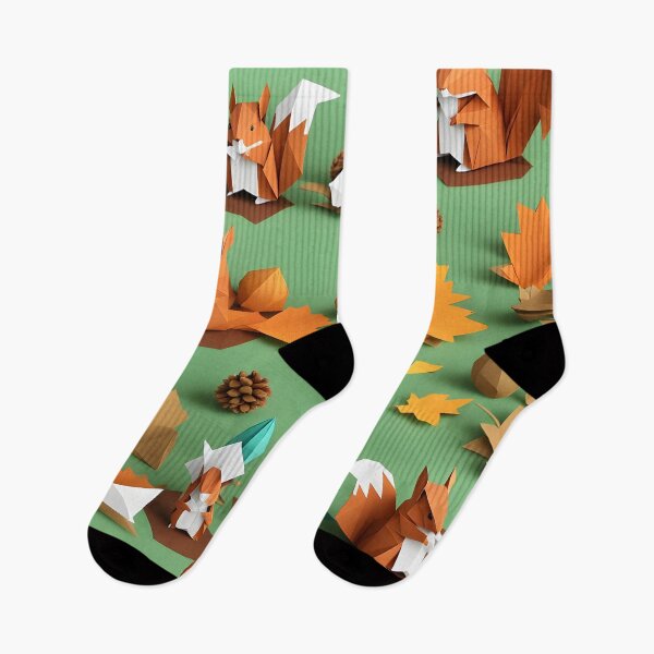 Item preview, Origami Art - Autumn Preparations: The Squirrel's Hidden Treasure designed and sold by ArtfulFolds.