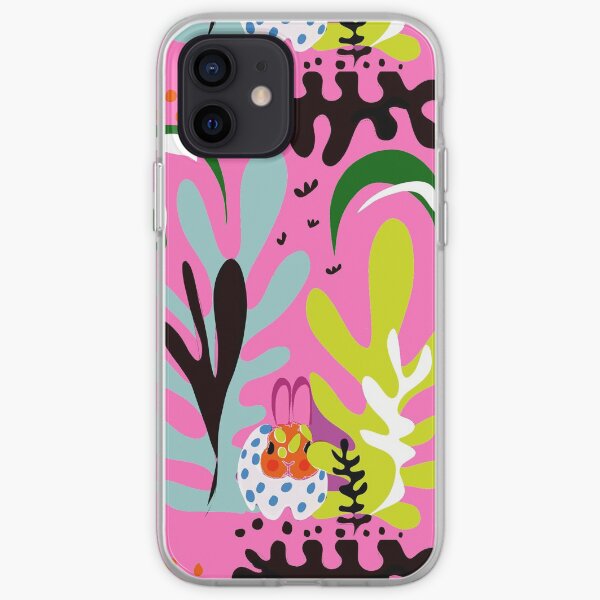 Mr. Biggles skandi range “camo bunny” scandi pattern, scandi print, rabbit pattern, rabbit lover gift iPhone Soft Case