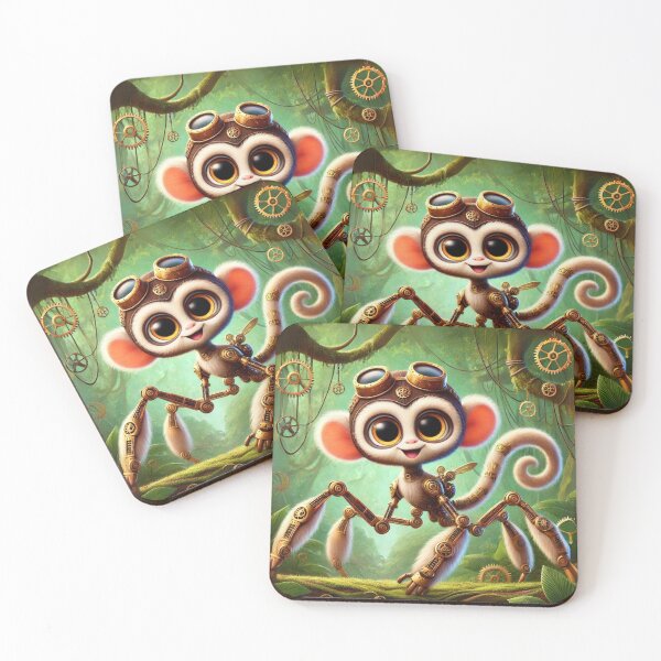 Item preview, Steampunk Spider Monkey designed and sold by Sillytoe.