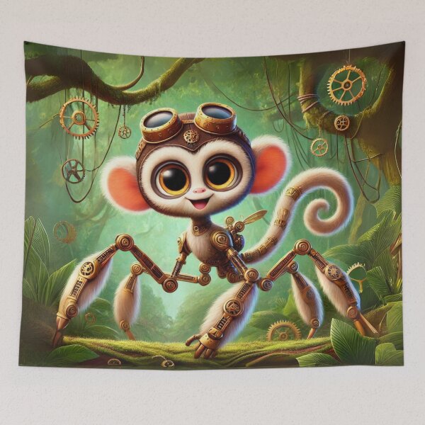 Item preview, Steampunk Spider Monkey designed and sold by Sillytoe.
