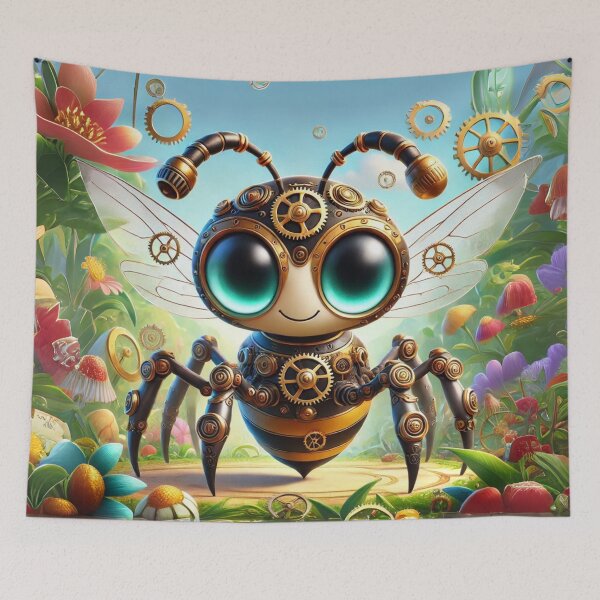 Item preview, Steampunk Spider Wasp designed and sold by Sillytoe.