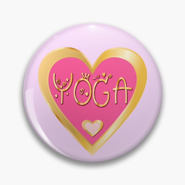 Item preview, Yoga Fitness Heart designed and sold by minimalartstory.