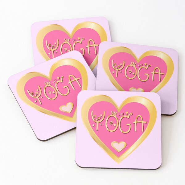 Item preview, Yoga Fitness Heart designed and sold by minimalartstory.