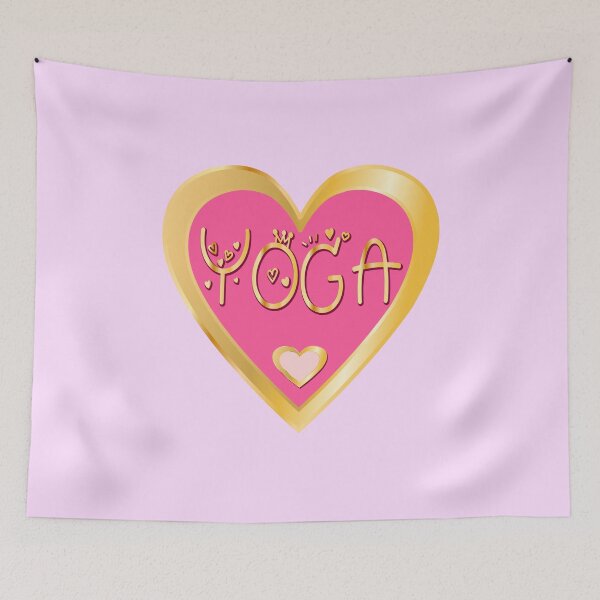 Item preview, Yoga Fitness Heart designed and sold by minimalartstory.