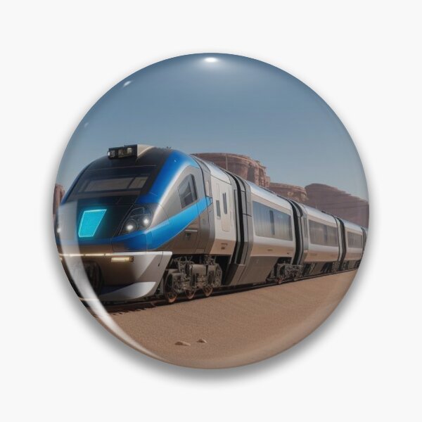 Item preview, Locomotive Train In The Desert Abstract designed and sold by highplacidity.