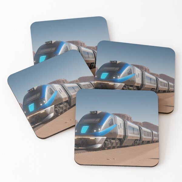 Item preview, Locomotive Train In The Desert Abstract designed and sold by highplacidity.