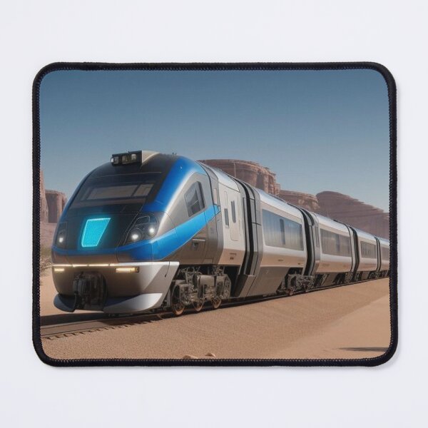Item preview, Locomotive Train In The Desert Abstract designed and sold by highplacidity.