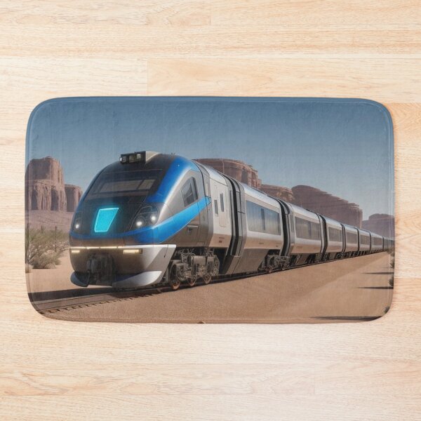 Item preview, Locomotive Train In The Desert Abstract designed and sold by highplacidity.