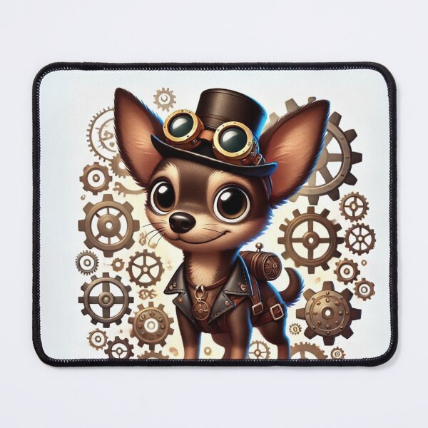 Item preview, Steampunk Xoloitzcuintli designed and sold by Sillytoe.