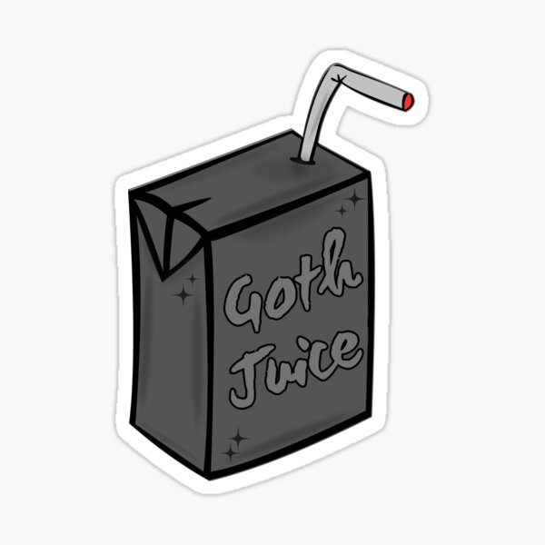 Item preview, Goth Juice Box designed and sold by TheQuirkyCrypt.