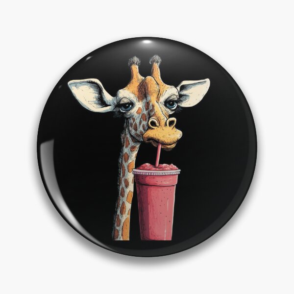 Item preview, Drinking animals: smoothie sippin giraffe designed and sold by matixxx.