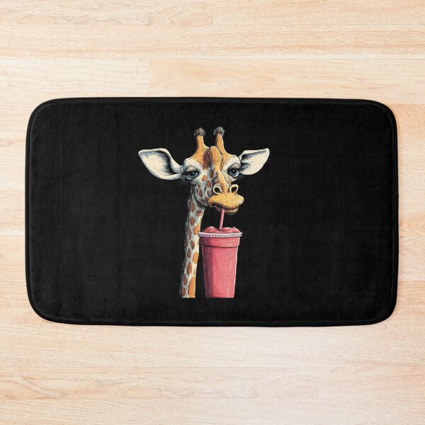 Item preview, Drinking animals: smoothie sippin giraffe designed and sold by matixxx.