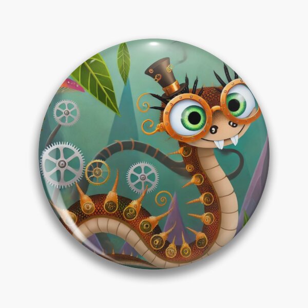 Item preview, Steampunk Spiny Bush Viper designed and sold by Sillytoe.