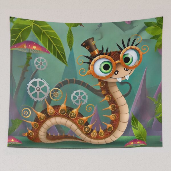 Item preview, Steampunk Spiny Bush Viper designed and sold by Sillytoe.