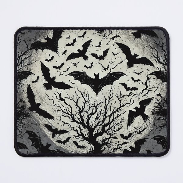 Item preview, Dark Design with Bats and Trees designed and sold by PsycheBrain.