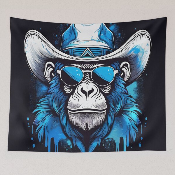 Item preview, Chimp in hat and shades Graffiti Style designed and sold by Boxing Kangaroo Retail Company.