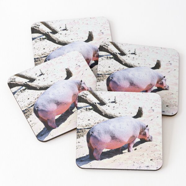 Item preview, Sun-kissed Hippopotamus designed and sold by  Max's Animal Artistry.