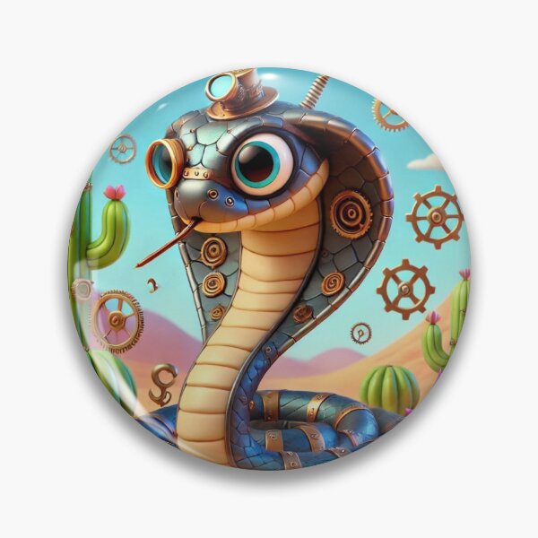 Item preview, Steampunk Spitting Cobra designed and sold by Sillytoe.