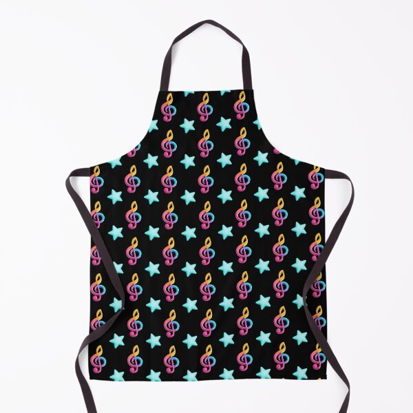 Item preview, Colorful Treble Clef and Stars Pattern designed and sold by Topmel.
