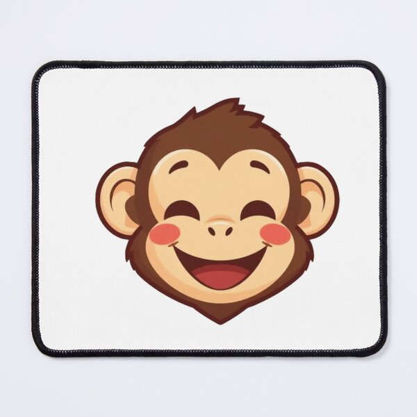 Item preview, Happy Monkey Face designed and sold by OhshunStudios.
