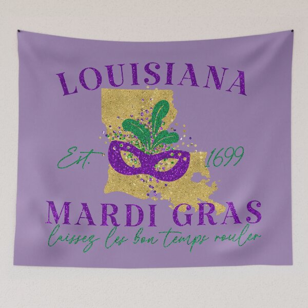 Item preview, Mardi Gras Faux Glitter - Light BG designed and sold by FaeryNuff.