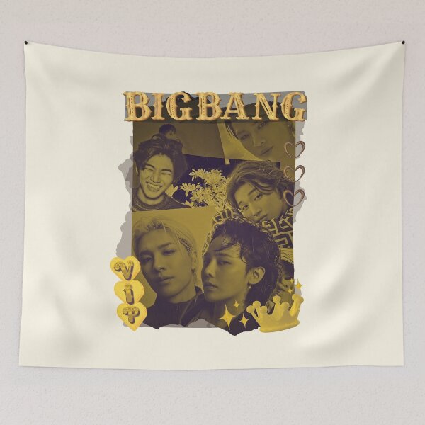 Item preview, BIGBANG Retro Y2K Preppy Yellow Scrapbook Collage Design designed and sold by HELL0WBELLO.