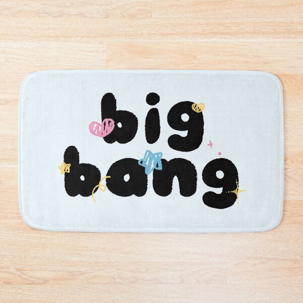 Item preview, Big Bang Group Y2K Preppy Black and White Typography Design designed and sold by HELL0WBELLO.