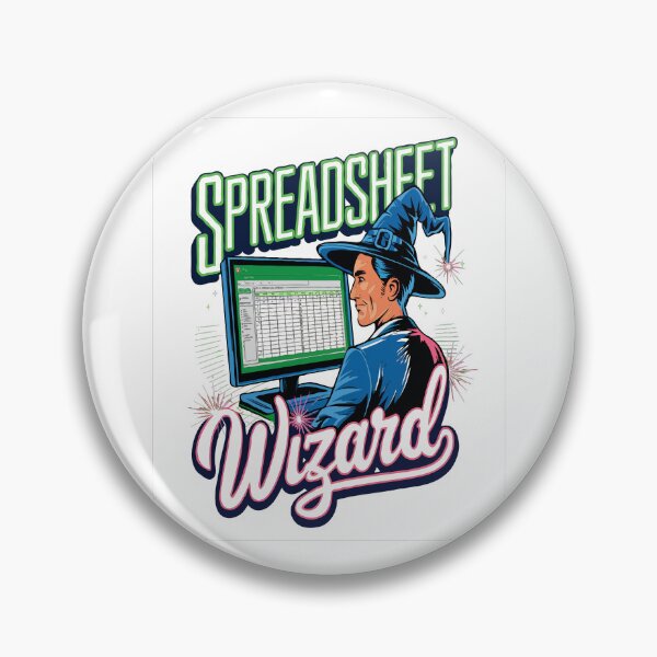 Item preview, Funny Excel Spreadsheet Wizard designed and sold by PunnyProducts.