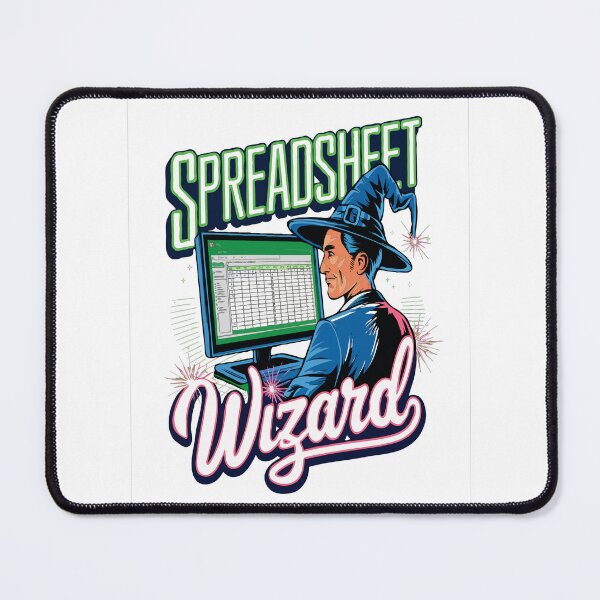 Item preview, Funny Excel Spreadsheet Wizard designed and sold by PunnyProducts.