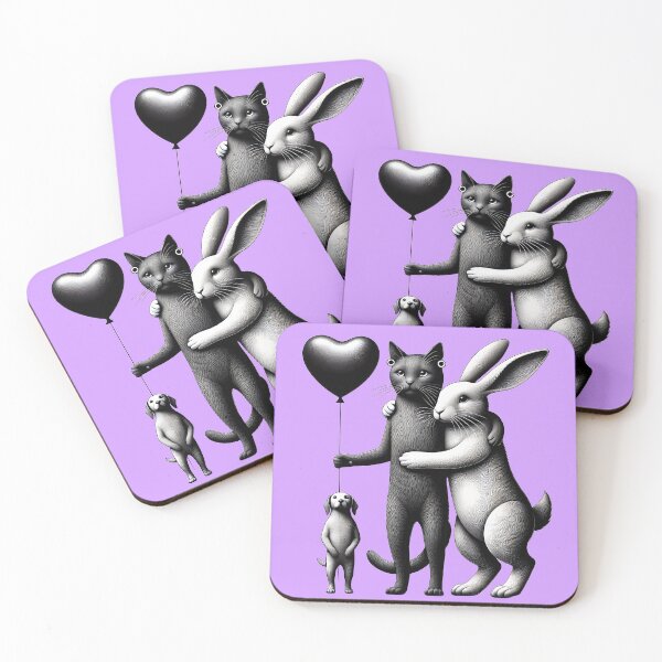Item preview, Paws & Whiskers Unite - Embrace Love designed and sold by TSQ.