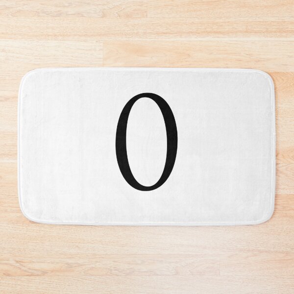 Item preview, Number Zero / 0 - Stylish Serif Font (Black) designed and sold by STUDIO-72.