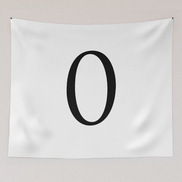 Item preview, Number Zero / 0 - Stylish Serif Font (Black) designed and sold by STUDIO-72.